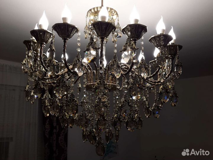 Люстра кованная бу 1год