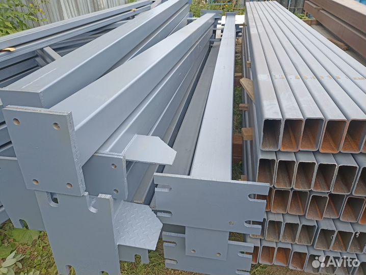 Ангар 18х30х6 двухскатный, металлокаркас 18х24х6м