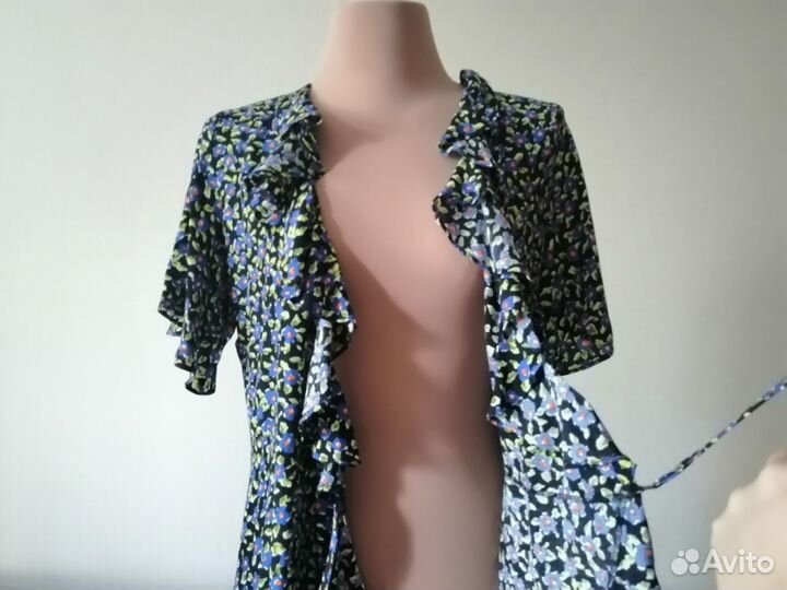 Платье летнее на запах платье халат