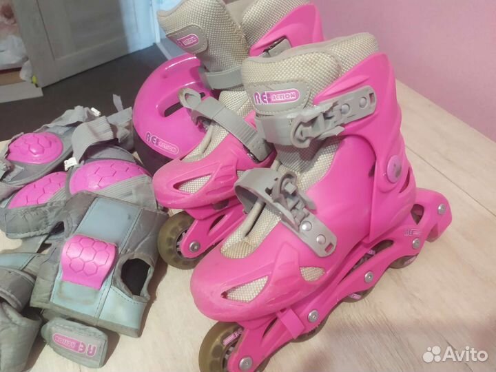 Роликовые коньки детские раздвижные