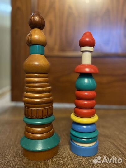 Пирамидка игрушка СССР