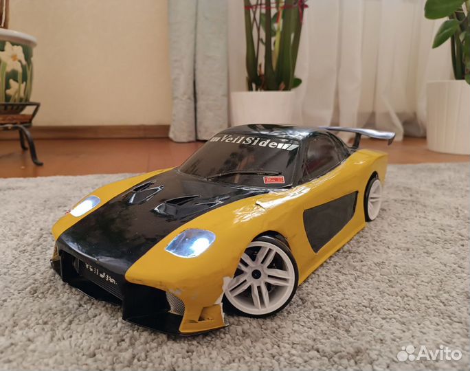 Корка 1 10 rc drift Mazda rx7 veilside