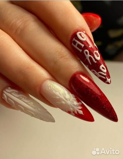 Маникюр на дому наращивание ногтей