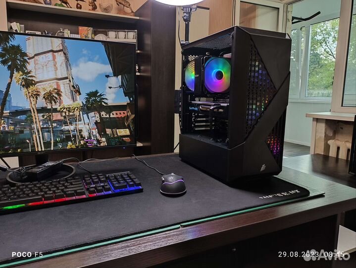 Игровой комп Ryzen7 2700+ RX580 8Gb
