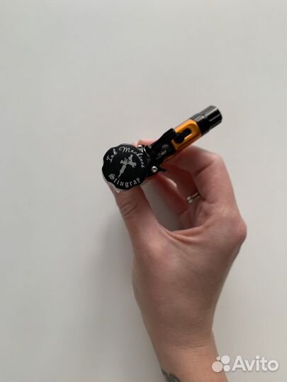 Тату машинка stingray X2 blazing gold + блок