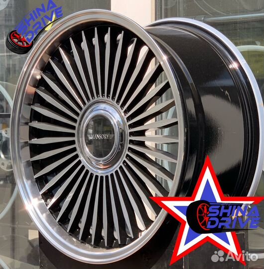 Диски Mansory R18 5x114,3 Black Diamond