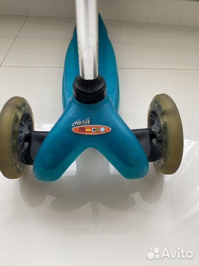 Самокат детский Micro mini с LED и рюкзаком