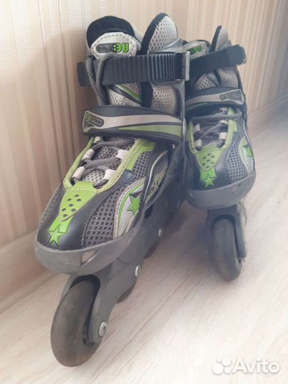 Роликовые коньки раздвижные р.31-36 Re:action abec