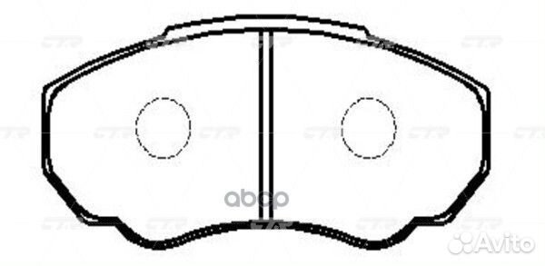 GK0892 колодки дисковые передние Peugeot Boxer