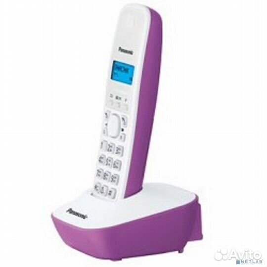 Panasonic KX-TG1611RUF (сиреневый) аон, Caller ID,12 мелодий звонка,подсветка дисплея,поиск трубки