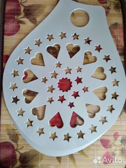 Трафарет для декора выпечки