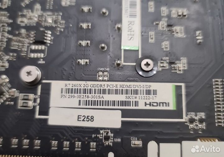 Видеокарта r7 260x