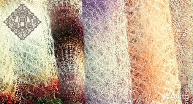 Оренбургский пуховый платок