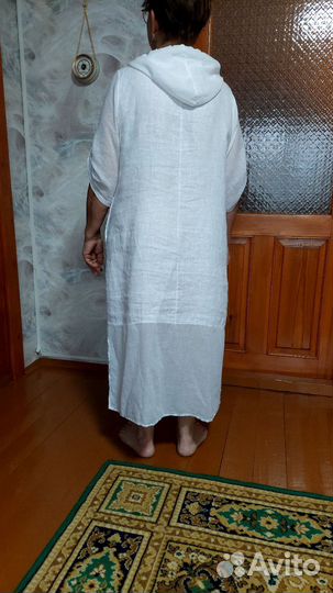 Платье туника 48 50 лён / хб