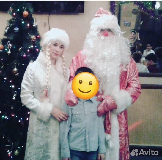 Костюм деда мороза и снегурочки бу