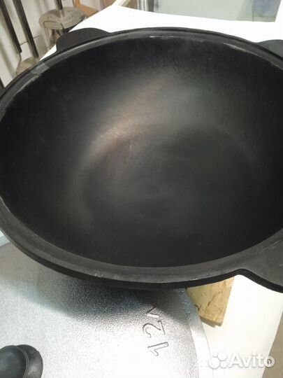 Казан чугунный 12 литров с крышкой