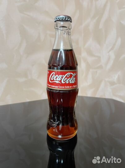 Coca Cola 10 лет заводу Орёл Коллекционная