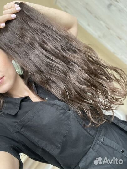 Волосы детские на трессе
