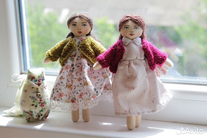 Куколки текстильные ручной работы