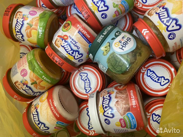 Овощные и мясные пюрешки