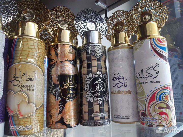 Парфюмированные дезодоранты для тела, оаэ, Турция