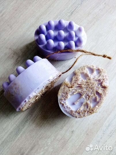 Массажное мыло с люфой