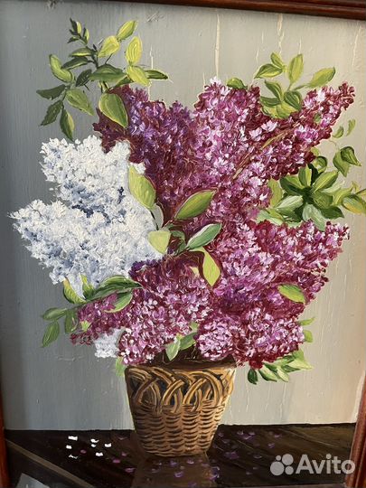 Картина Сирень, 28/34см