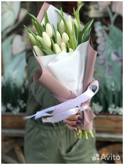 Букет из тюльпанов доставка