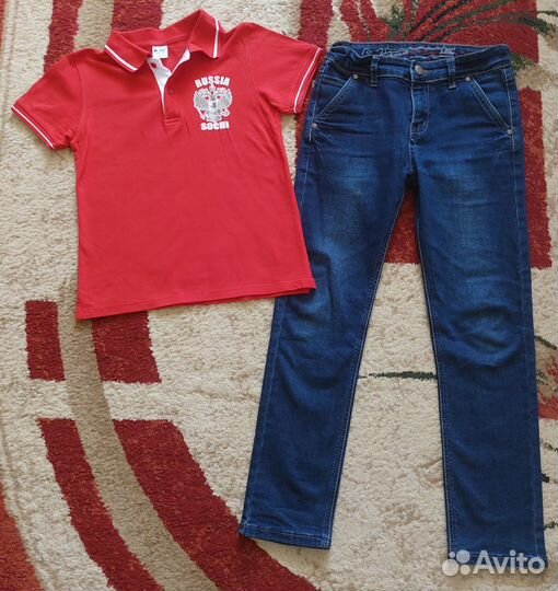 Джинсы и футболка