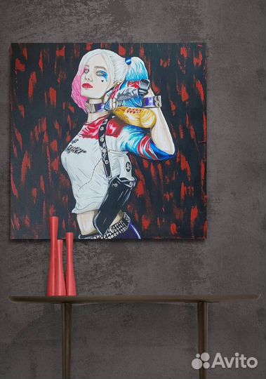 Картина Harley Quinn акрил
