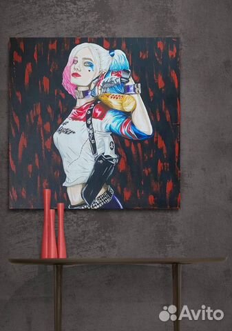 Картина Harley Quinn акрил