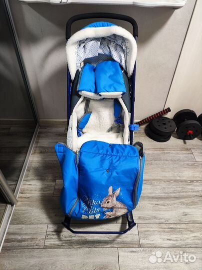 Санки коляска nika kids