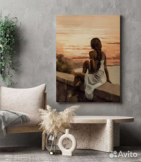 Уникальная картина маслом Африканка