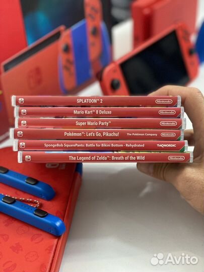 Nintendo Switch Mario Limited Edition Новая