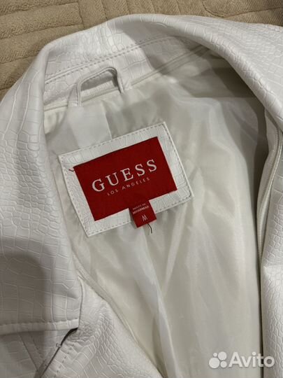 Кожаная куртка guess