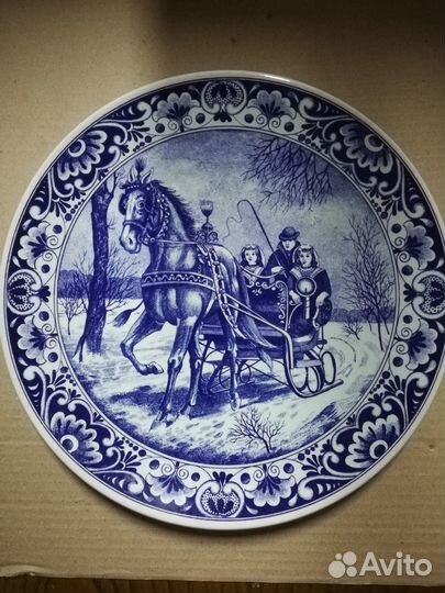 Коллекционные настенные тарелки Delft