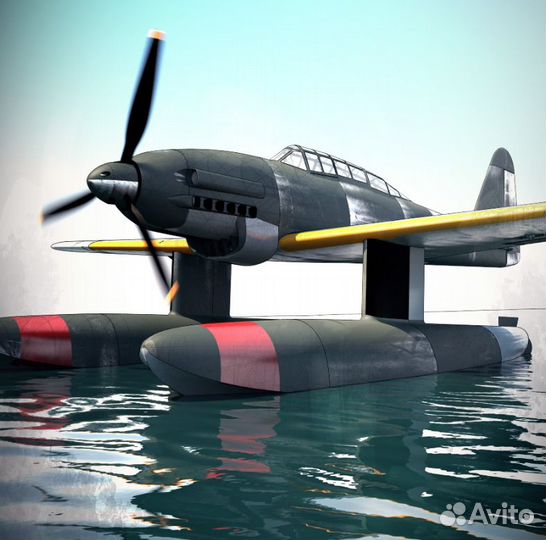 Корпус самолета на радиоуправлении aichi M6A seira