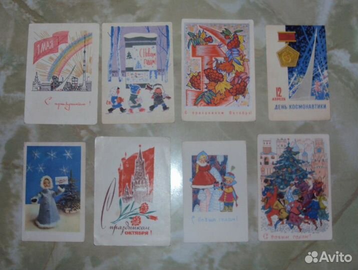Открытки 1950-60х г. и ордена СССР
