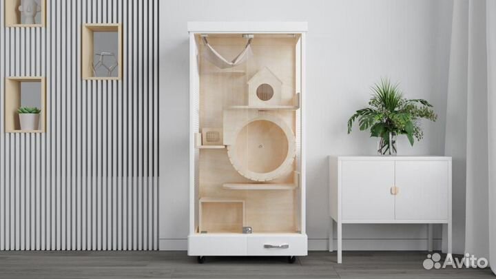 Витрина для шиншилл дегу Дом грызунов р5