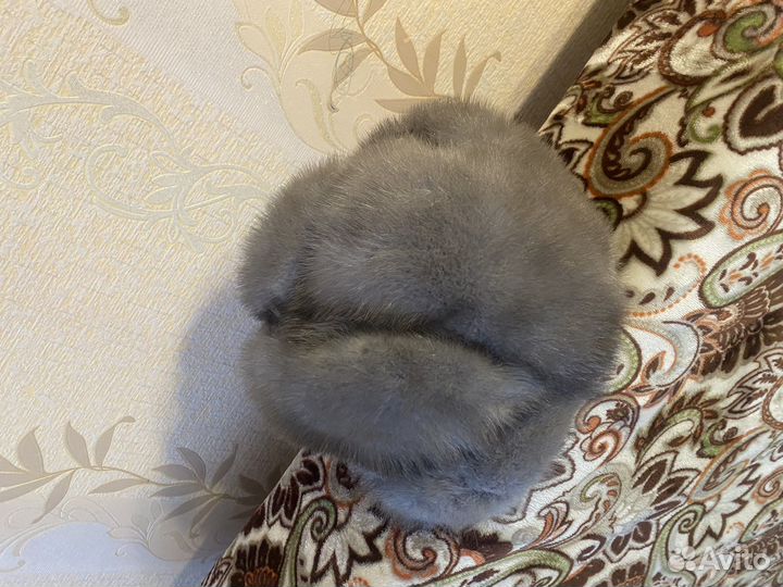 Норковая шапка мужская