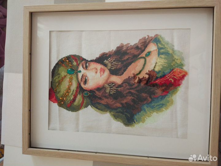 Картина вышивка
