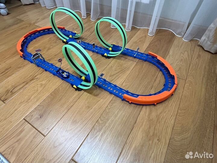 Автотрек детский с Неоновыми кольцами