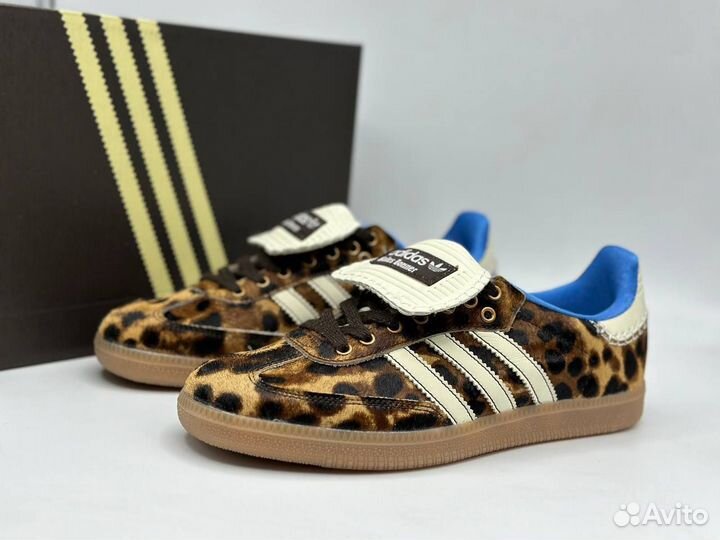 Кеды Adidas samba leopard