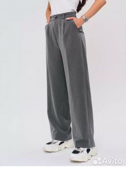 Брюки серые женские