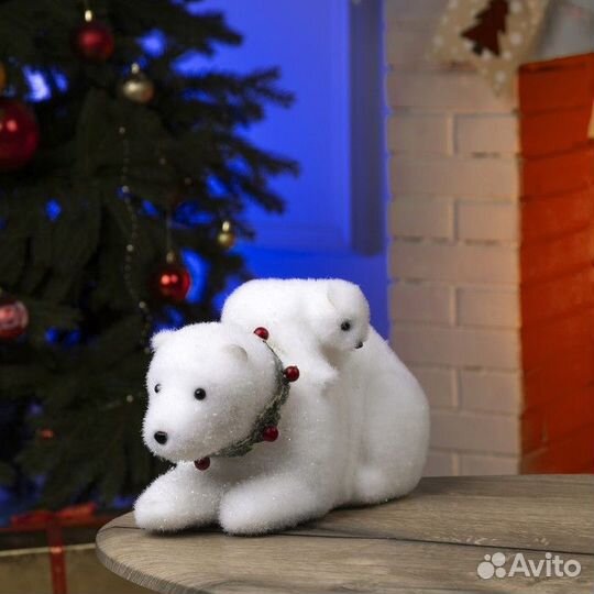 Светодиодная фигура 'Медвежата' 26 x 16 x 16 см, ф