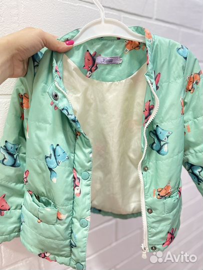 Куртка демисезонная для девочки 104