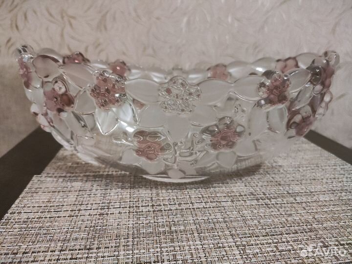 Конфетница цветное стекло. Германия