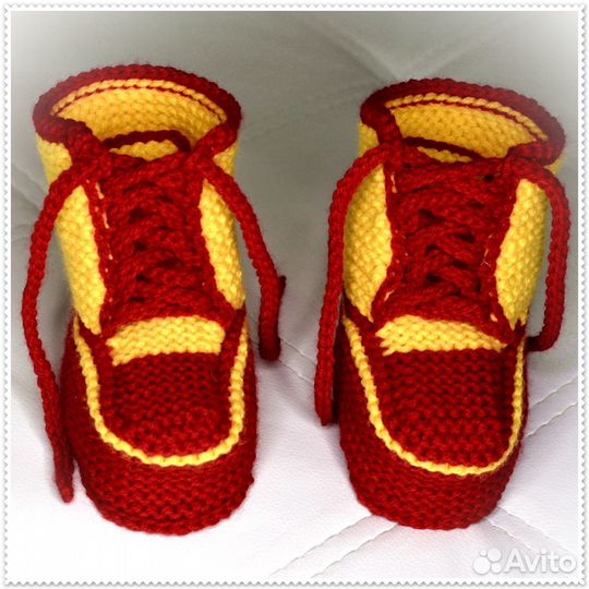 Пинетки вязаные новые