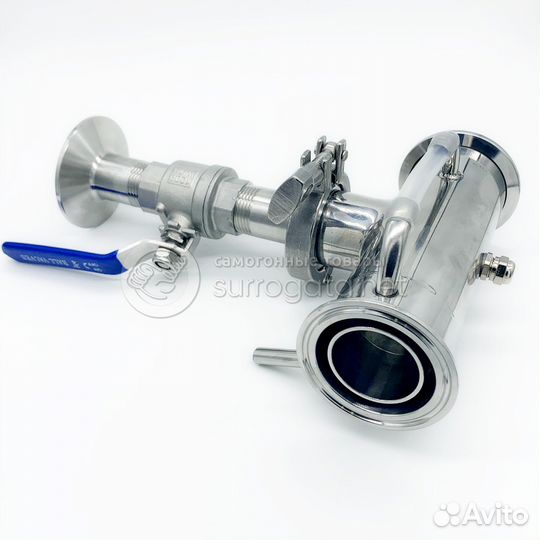 Узел отбора по пару и жидкости клам 2