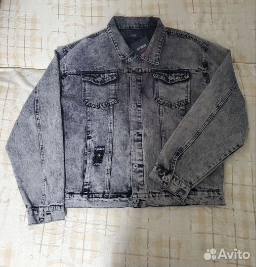 Джинсовая куртка XL